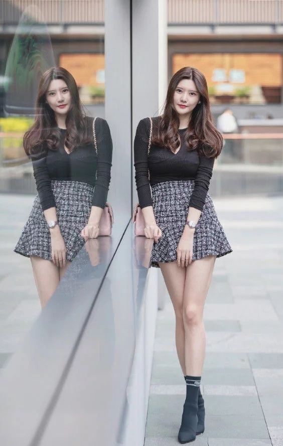 网络美女 每日穿搭 少女心