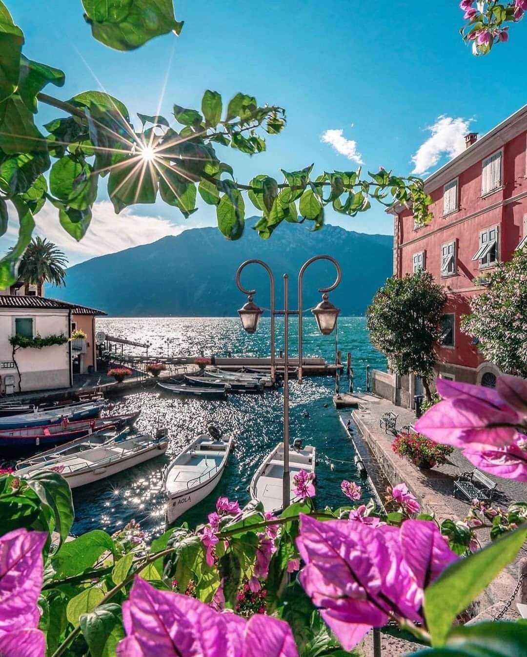 意大利加爾達湖加尔达湖（LagodiGarda），是意大利面-美图社区-美图秀秀