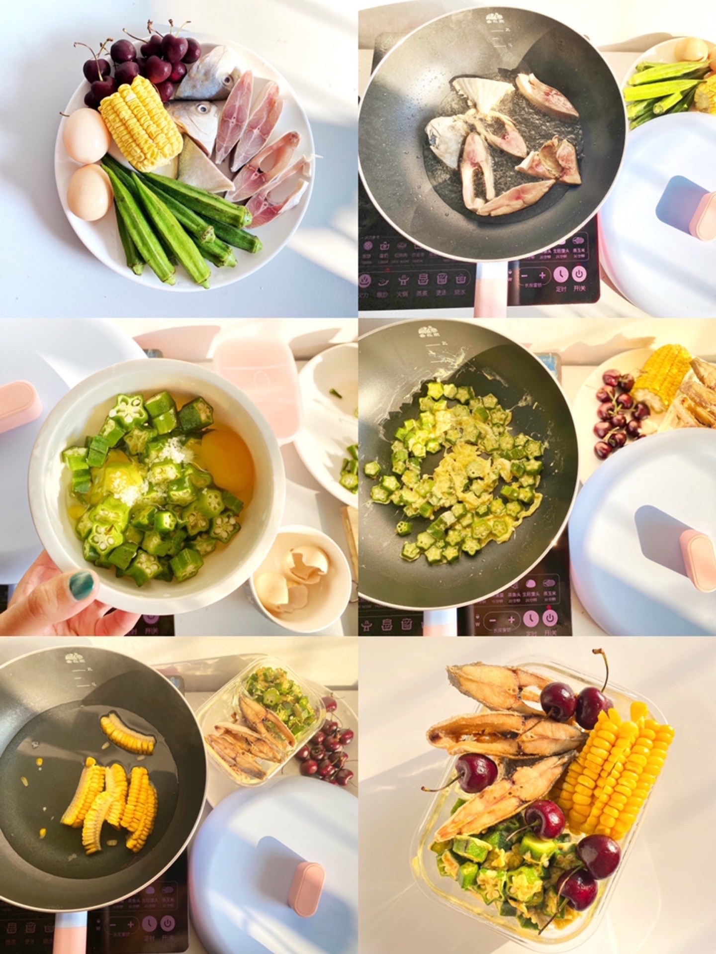 备餐减脂便当 香煎金鲳鱼 1 把鱼清洗干净内肚 切片 美图社区 美图秀秀