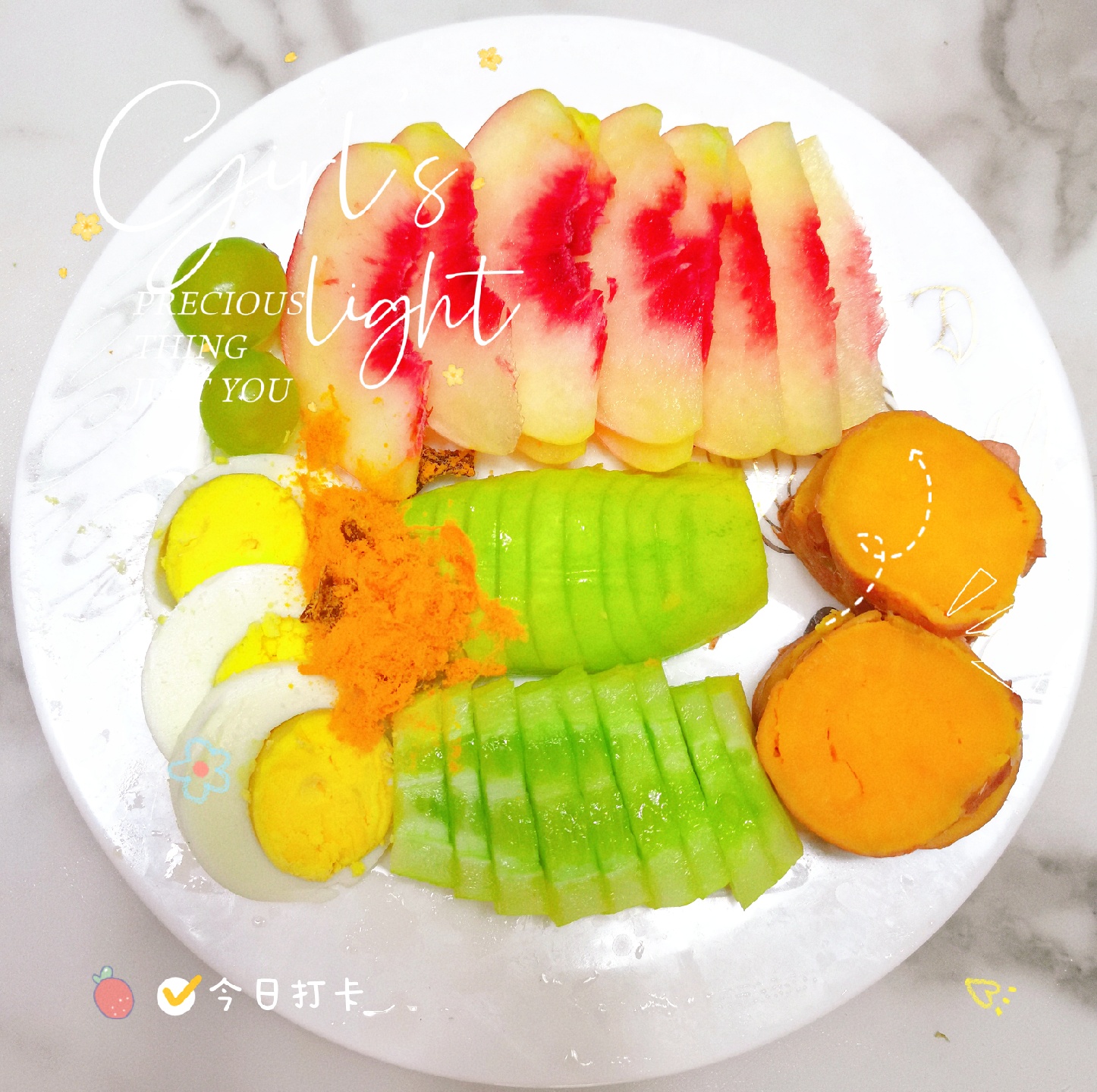 今日早餐分享：碳水是蒸红薯，红薯属于优质碳水，升糖低饱腹感强-美图社区-美图秀秀