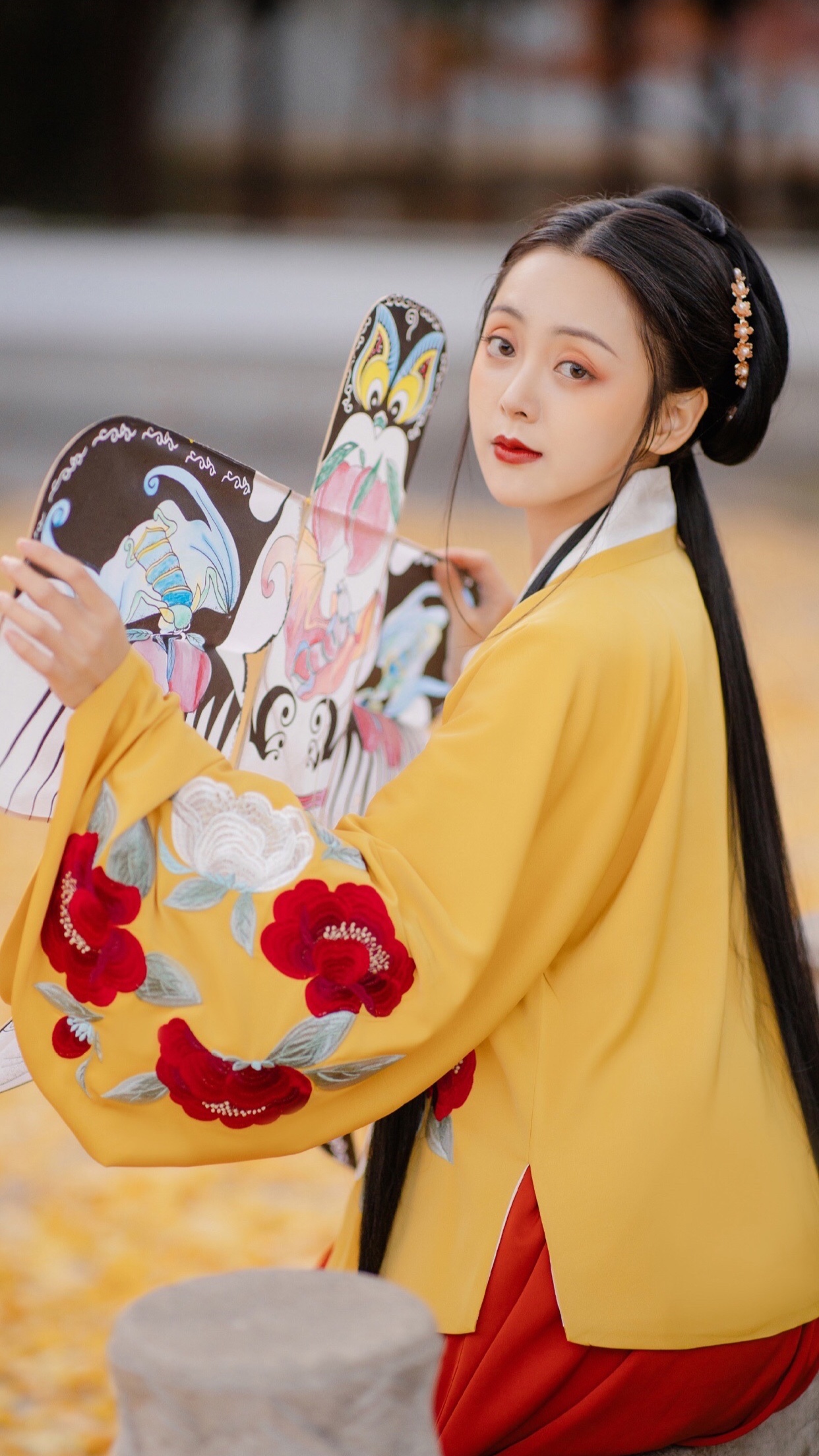 汉服汉服小姐姐模特 煜月toto摄影 流云蕊 美图社区 美图秀秀