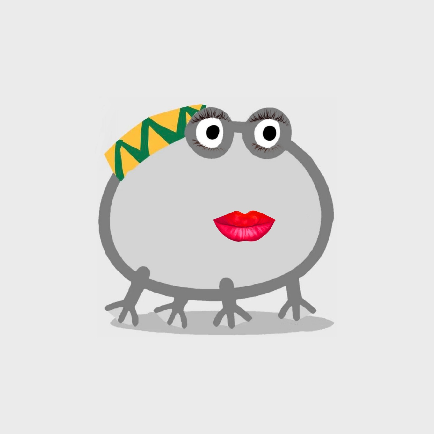 呵呵哈哈哈😂逐渐魔性的青蛙-美图社区-美图秀秀