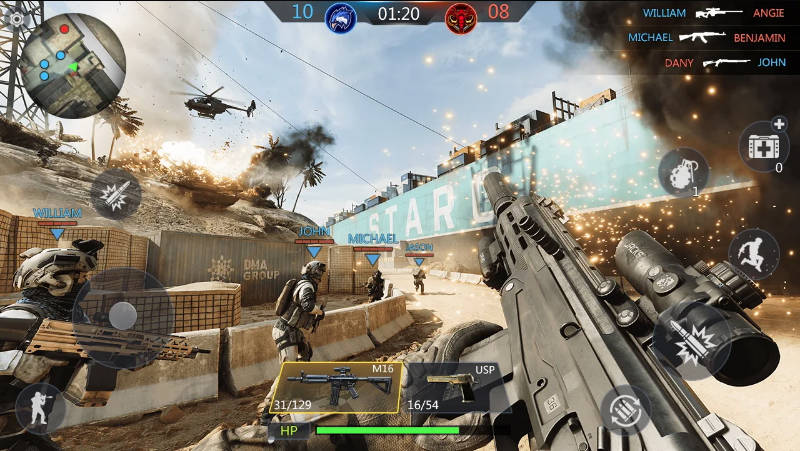 安卓现代竞技场 3D团队射击 v2.0.5离线版